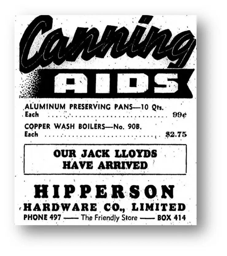 Nelson Daily News advertisement July 14, 1936.